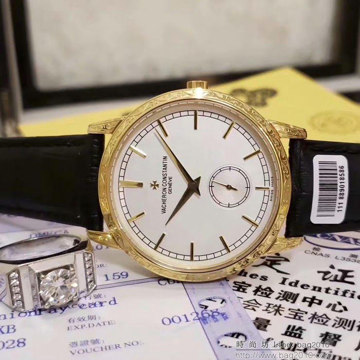 江詩丹頓 Vacheron Constantin 2019江詩丹頓歷史名作 雕花新款 深度防水 男士腕表  wssb3620
